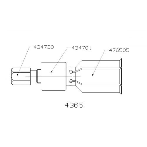 EXTRACTOR DE PINZA INTERIOR FORZA SERIE 4300